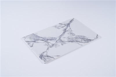 Panneau mural en PVC laminé à deux rainures de 300 mm